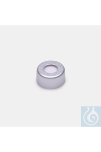 cap + septa-silicone / PTFE-without slit-for N11 crimp vials cap + septa - silicone / PTFE -...